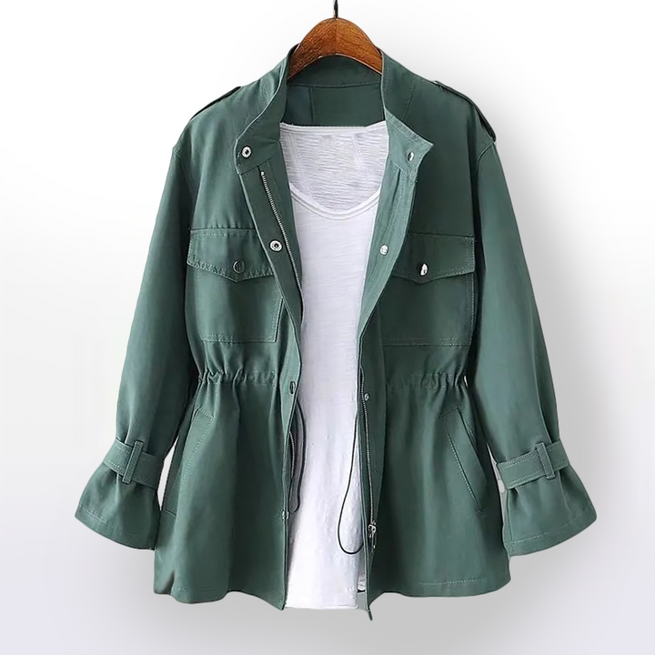 Yara | Manteau trench à coupe ajustée pour femme