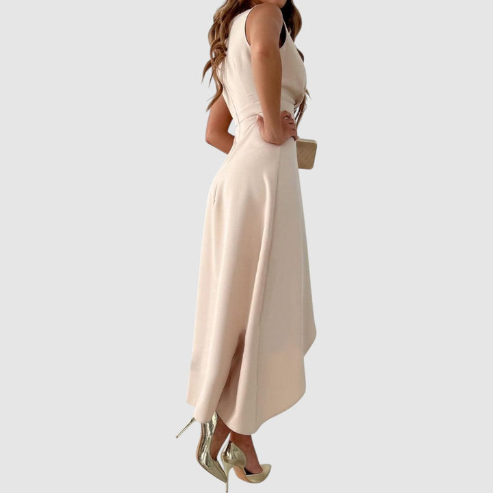 Inès | Robe portefeuille élégante avec décolleté en V