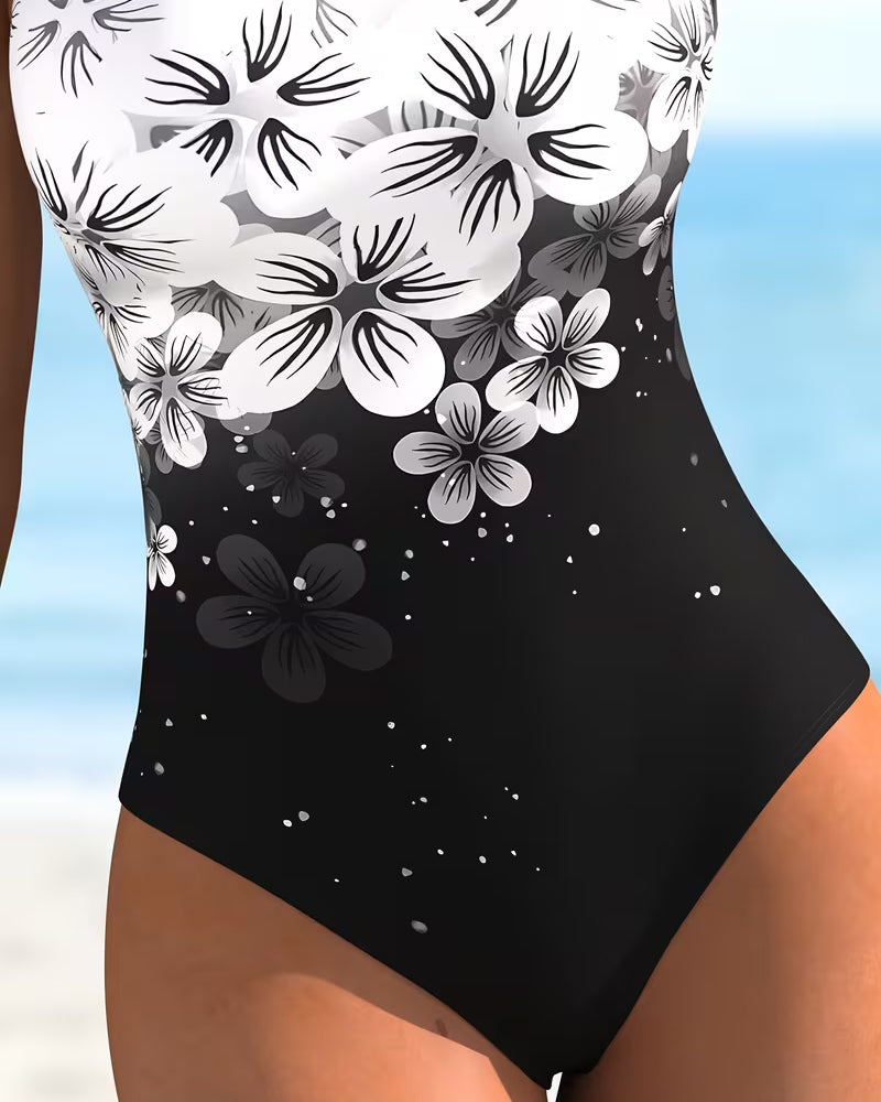 One-Piece Mode Imprimé Fleuri