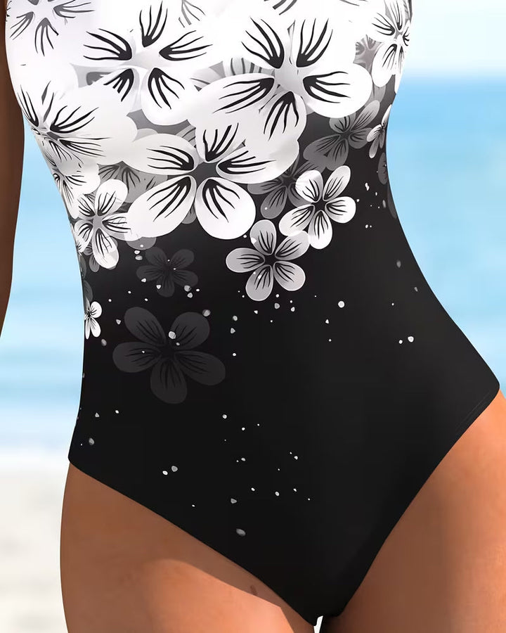 One-Piece Mode Imprimé Fleuri