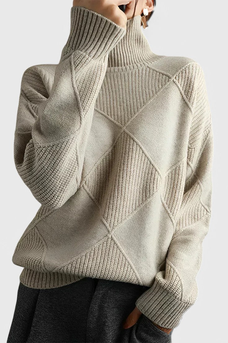 Chloé | Pull Doux à Col Roulé