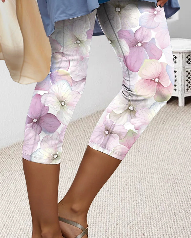 Pantalon Imprimé Mode Décontracté