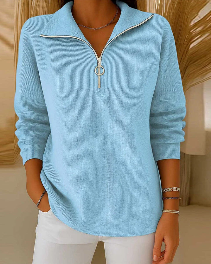 Pull Tendance À Demi-Zip