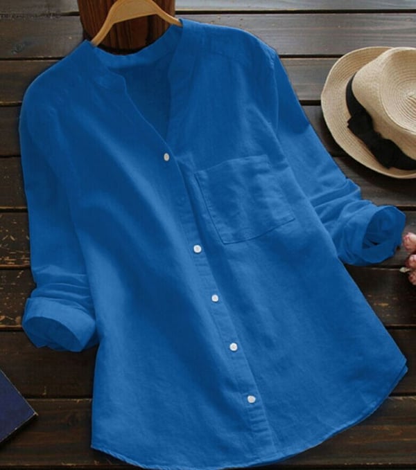 Aloyse | Chemise décontractée en lin et coton pour femme