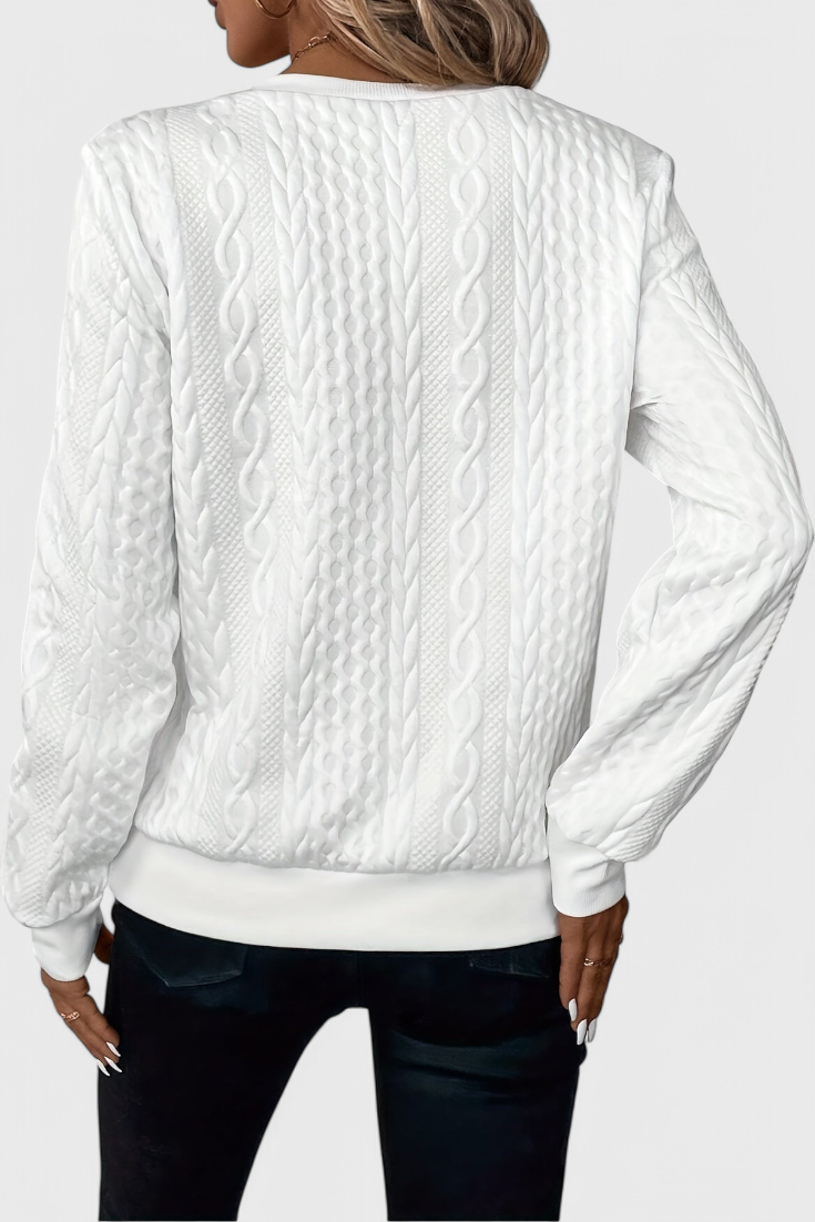 Manon | Pull Texturé à Zip