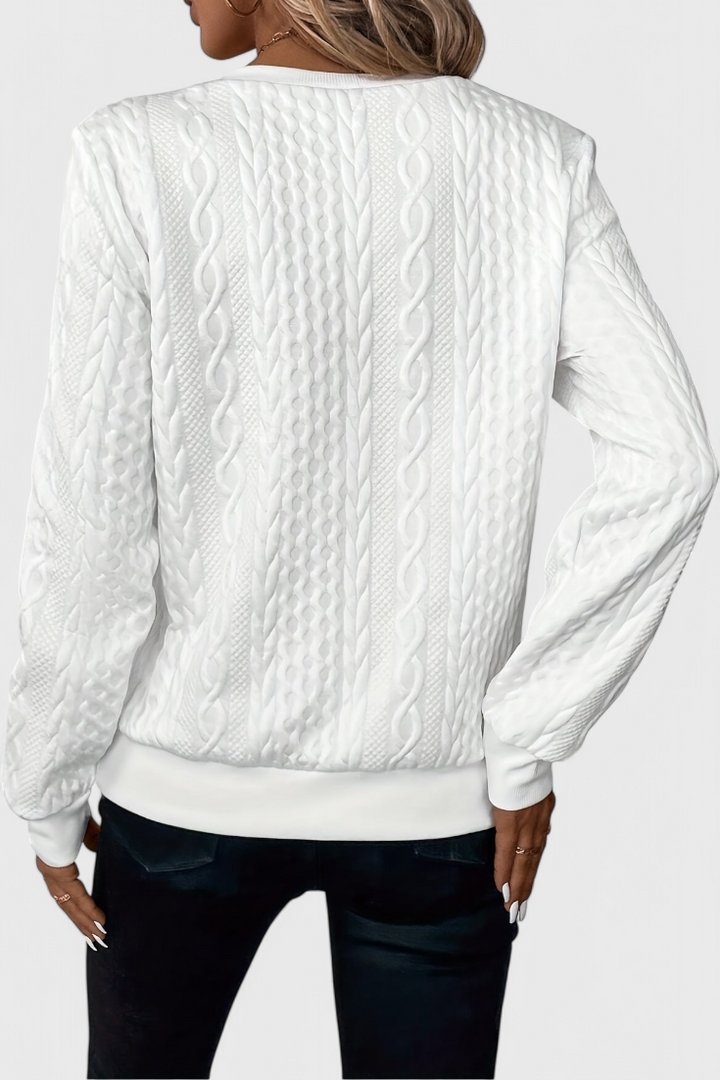 Manon | Pull Texturé à Zip