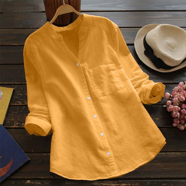 Aloyse | Chemise décontractée en lin et coton pour femme