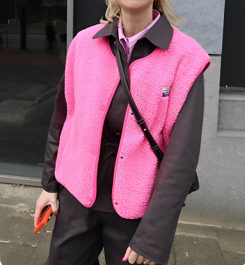 Luciana | Gilet sans manches boutonné pour femme