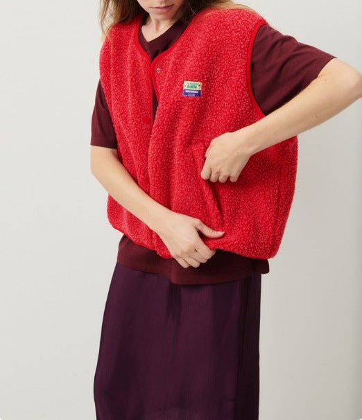 Luciana | Gilet sans manches boutonné pour femme