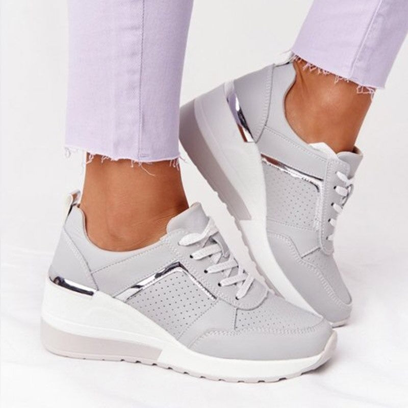 Manuela | Baskets confortables à semelles compensées pour femmes