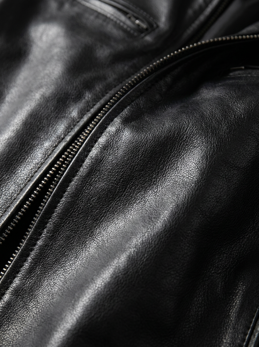 Hugo | Veste en cuir décontractée