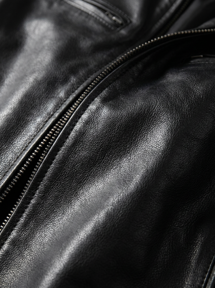 Hugo | Veste en cuir décontractée