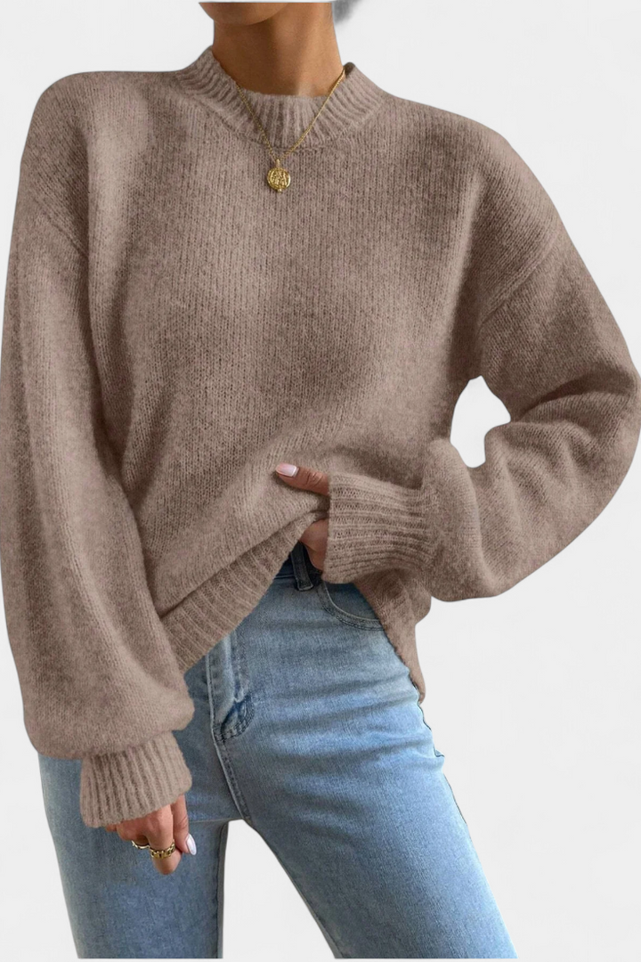 Élise | Pull à Manches Bouffantes