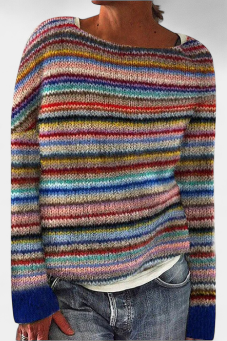 Margaux | Pull Motif Nordique
