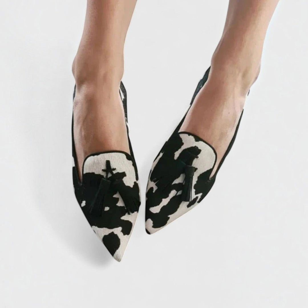 Lucía™ | Mocassins Léopard à Glands