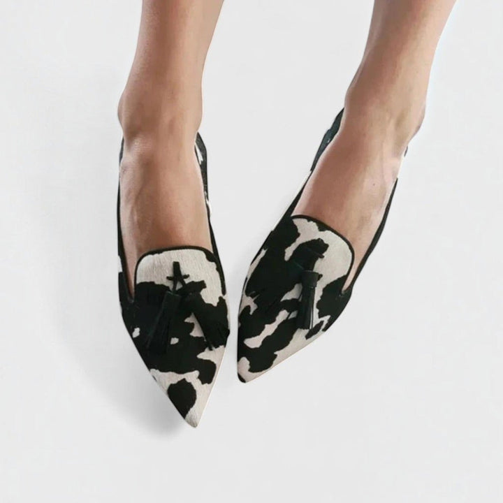 Lucía™ | Mocassins Léopard à Glands