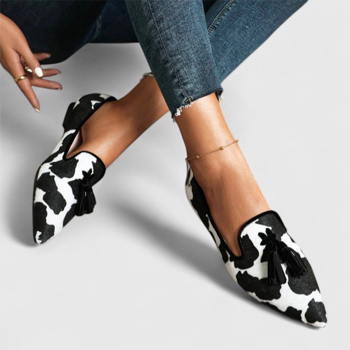 Lucía™ | Mocassins Léopard à Glands