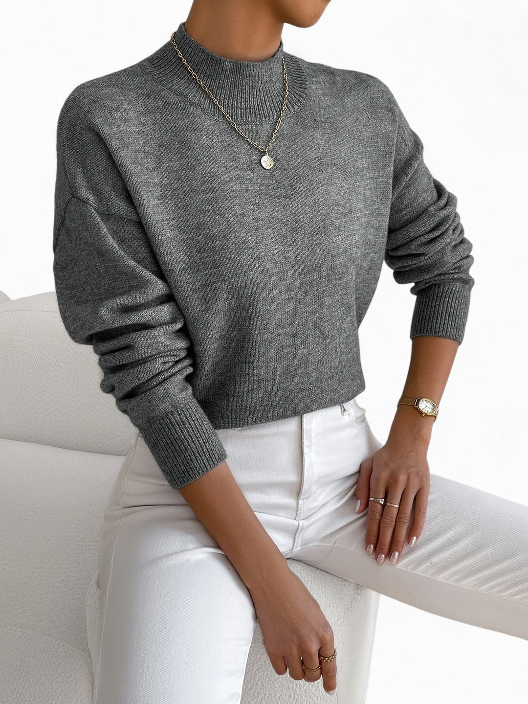 Élise | Pull Doux à Coupe Classique