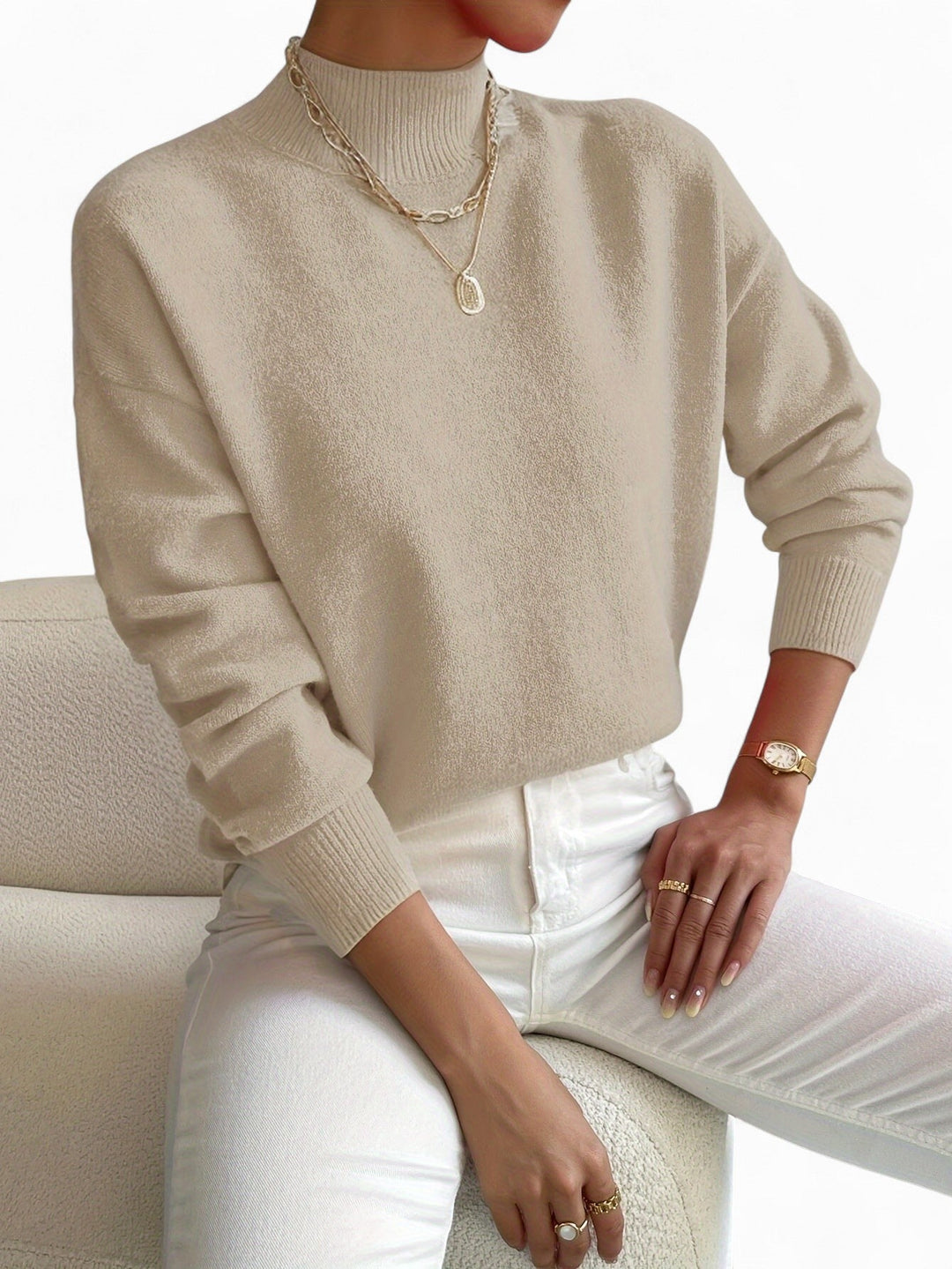 Élise | Pull Doux à Coupe Classique