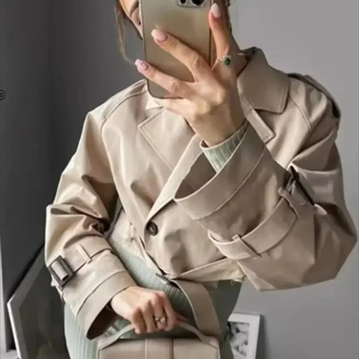 Zaynab | Trench-coat court et stylé pour femme