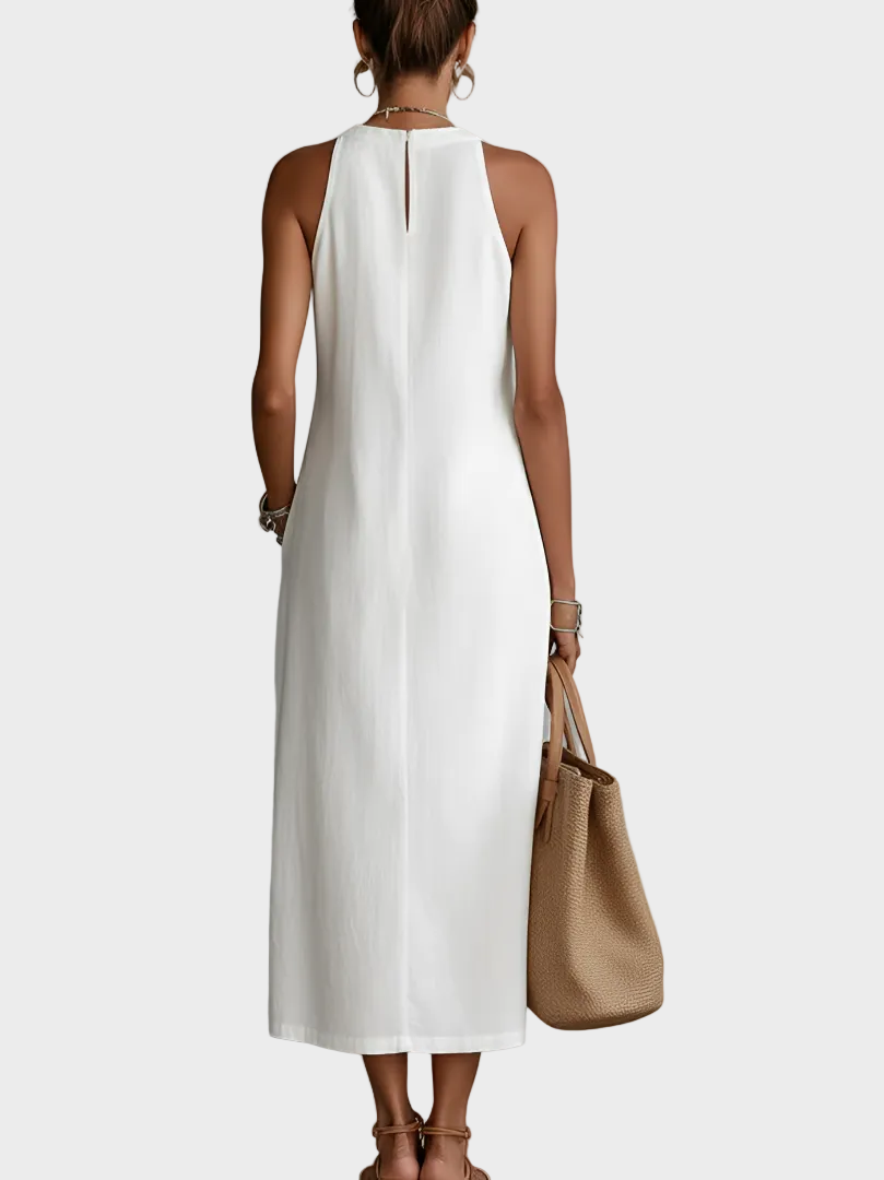 Margaux | robe midi en lin