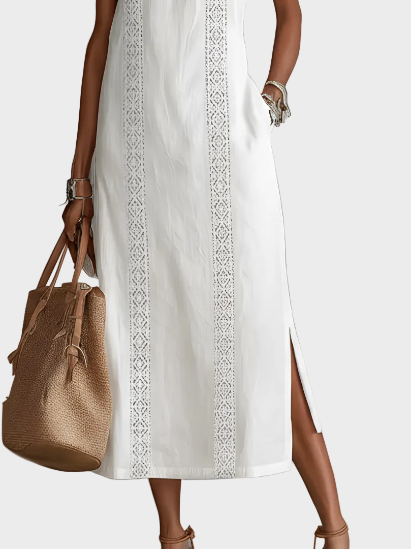Margaux | robe midi en lin