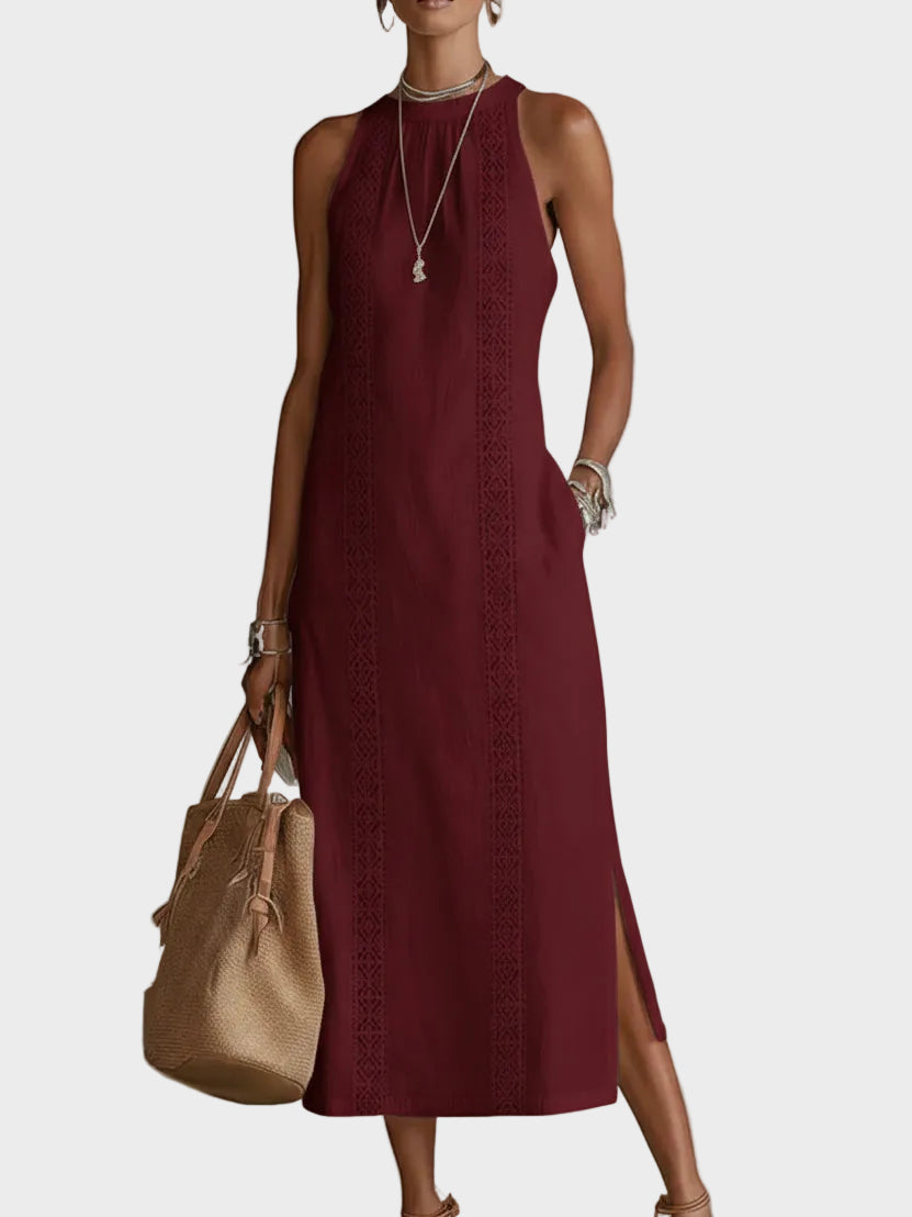 Margaux | robe midi en lin