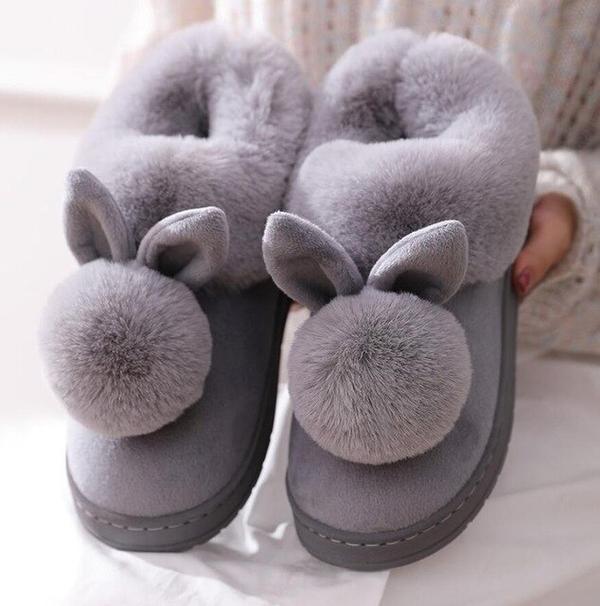 Penelope | Chaussons d'intérieur motif lapin pour femme