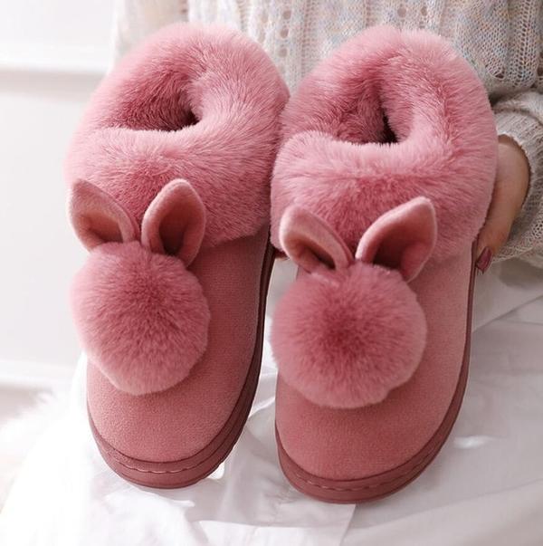 Penelope | Chaussons d'intérieur motif lapin pour femme