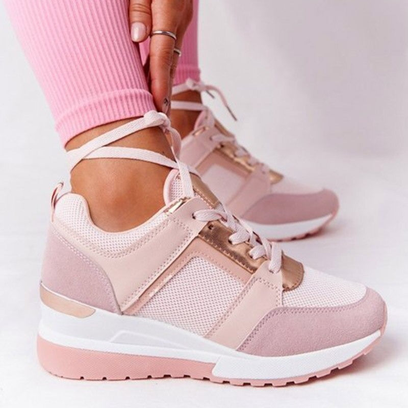 Manuela | Baskets confortables à semelles compensées pour femmes