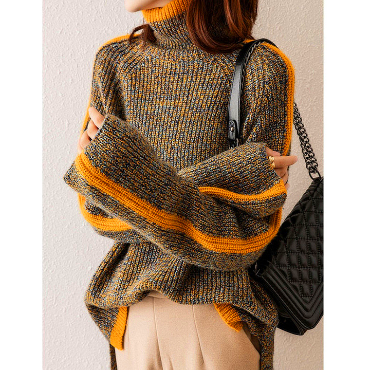Calista | Pull col roulé élégant pour femme