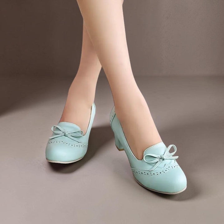 Juliette | Élégantes slip-on-pumps à nœud