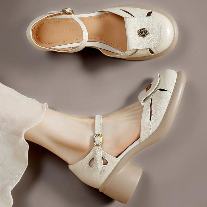 Élise | Sandales à plateforme avec sangle ajustable