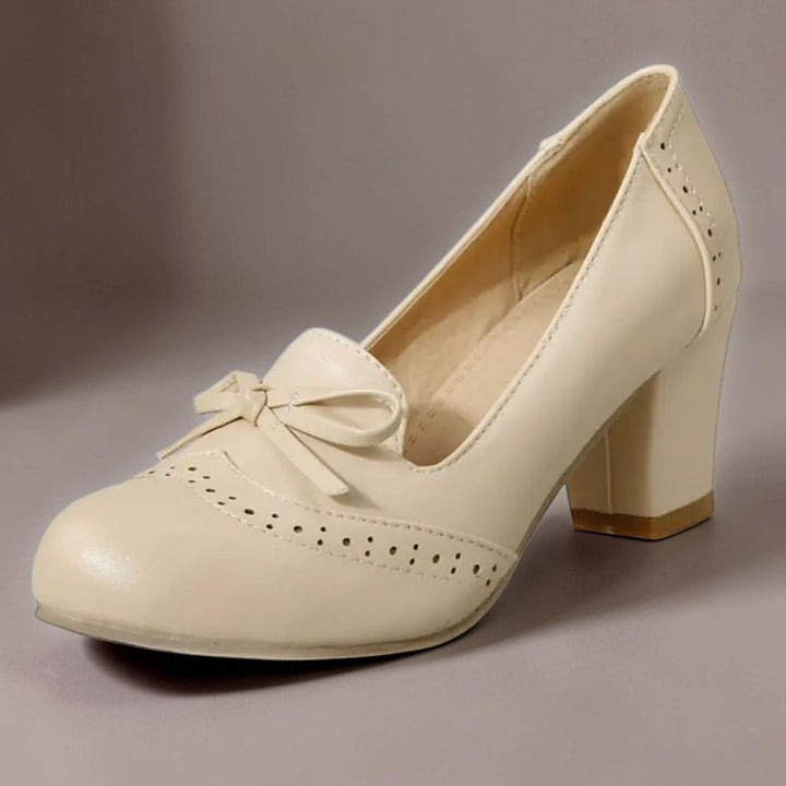 Juliette | Élégantes slip-on-pumps à nœud