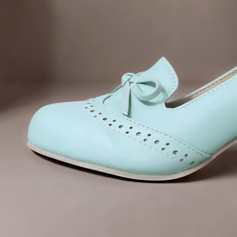 Juliette | Élégantes slip-on-pumps à nœud
