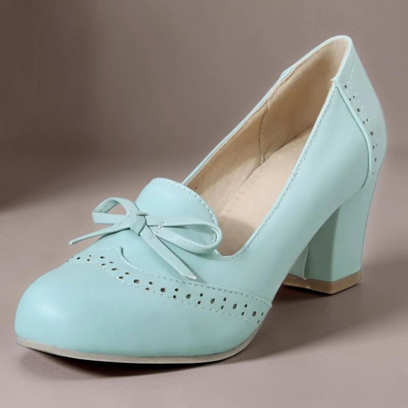 Juliette | Élégantes slip-on-pumps à nœud