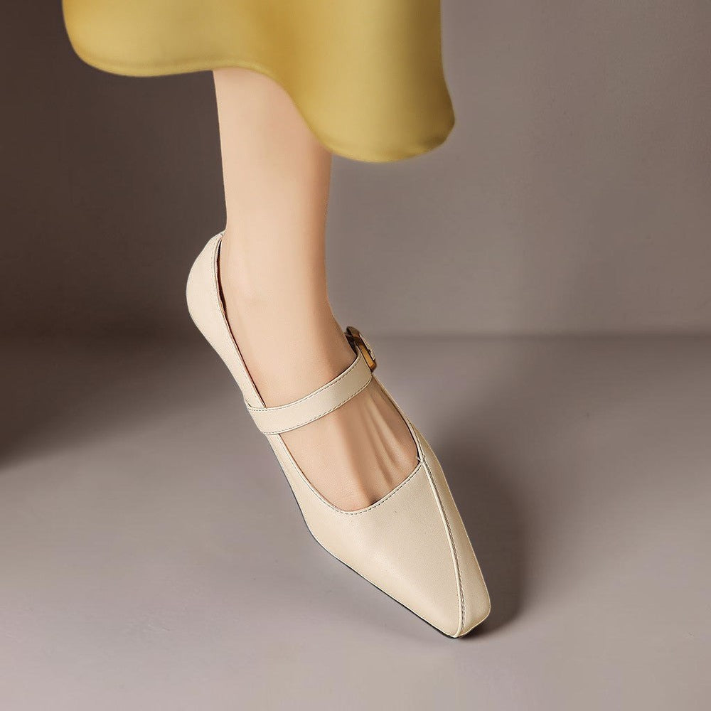 Juliette | Chaussure Mary Jane avec boucle dorée