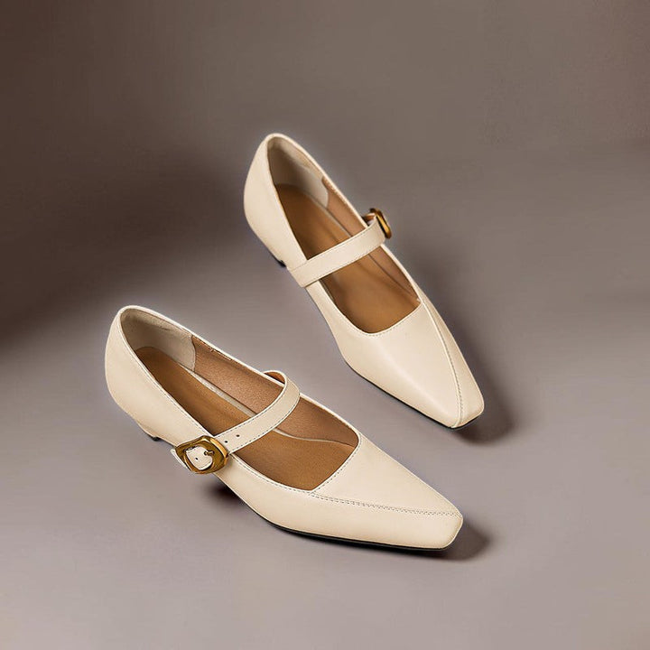 Juliette | Chaussure Mary Jane avec boucle dorée