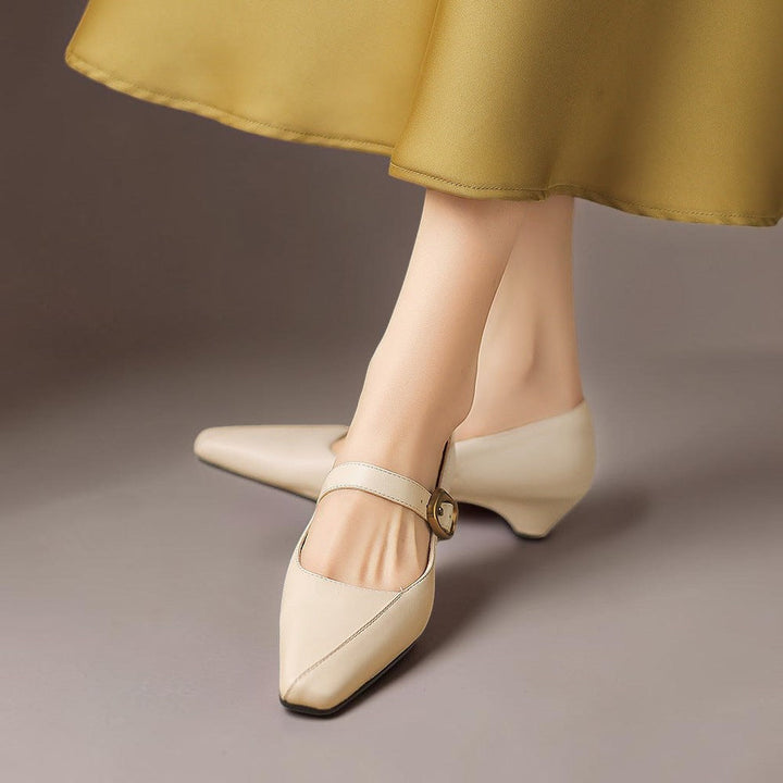 Juliette | Chaussure Mary Jane avec boucle dorée