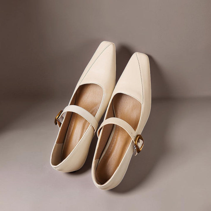 Juliette | Chaussure Mary Jane avec boucle dorée