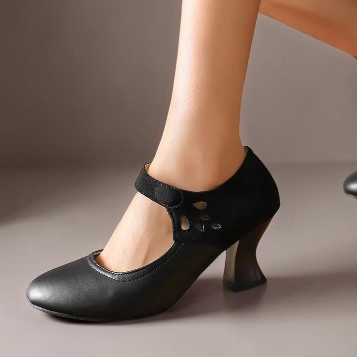 Juliette | Chaussure élégante en daim avec bride à la cheville