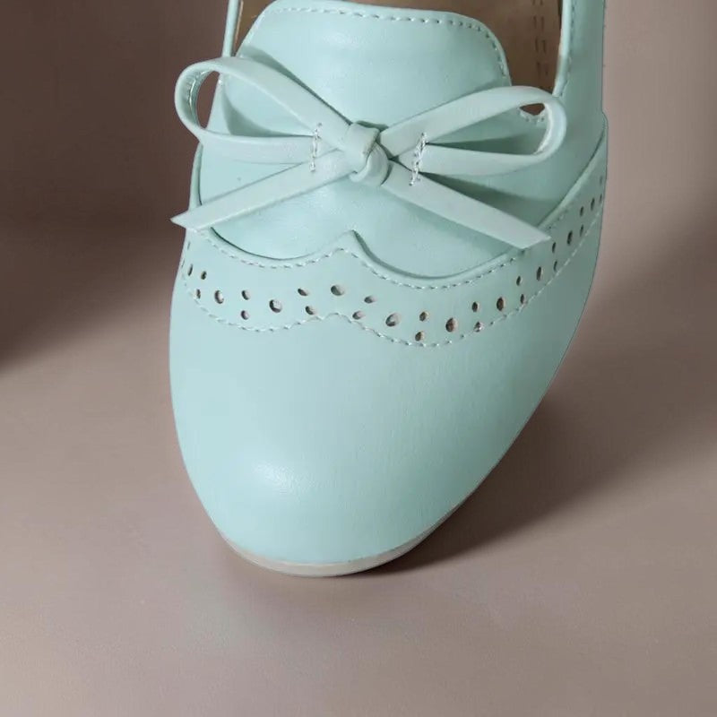 Juliette | Élégantes slip-on-pumps à nœud