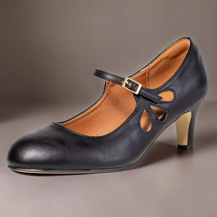 Capucine | Escarpins noirs classiques à bout fermé