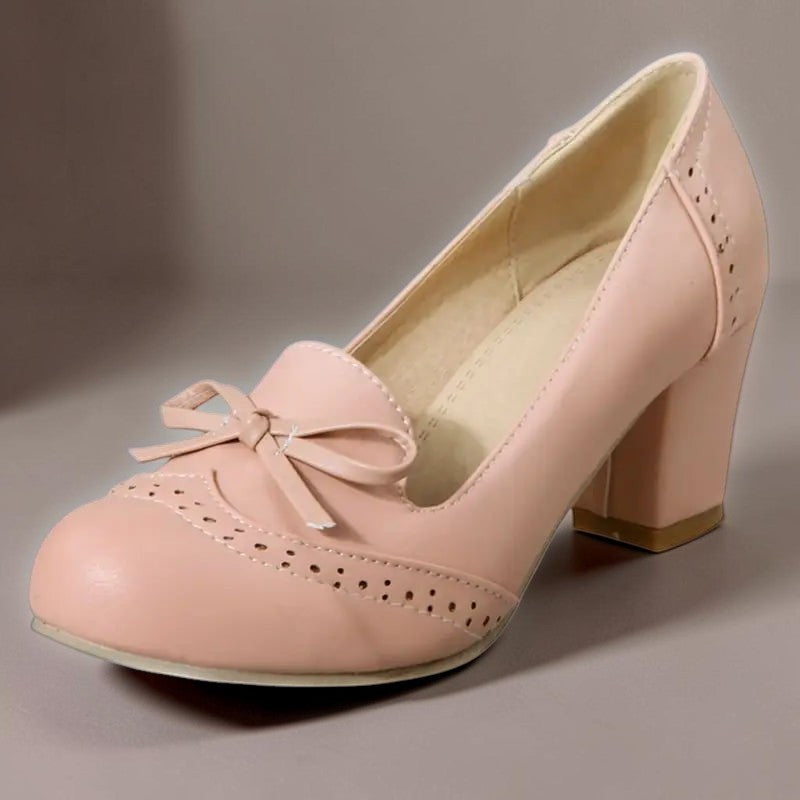 Juliette | Élégantes slip-on-pumps à nœud