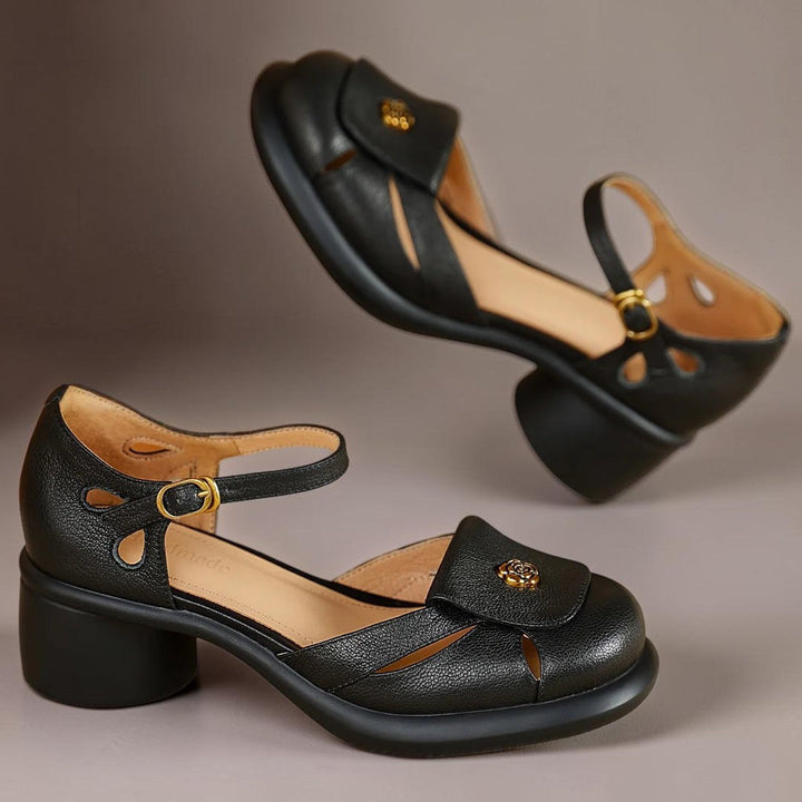 Élise | Sandales à plateforme avec sangle ajustable